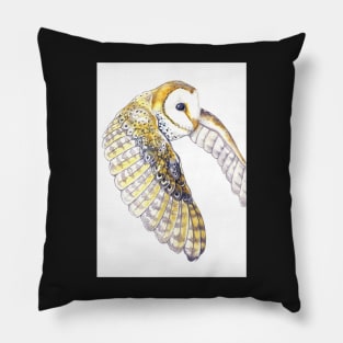 Milo: Australian Masked Barn Owl Pillow