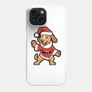 Cartoon Christmas Beagle Dog Dancing Phone Case