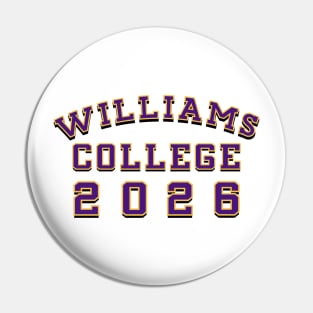 Williams College Class of 2026 Pin