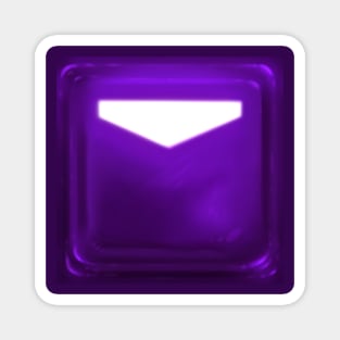 Beat Saber - Custom Colors - Violet Purple - Block Cube Magnet