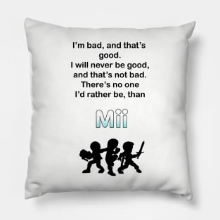 Rather be Mii Pillow