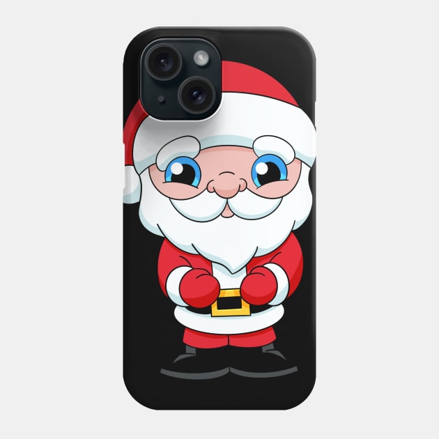 Cute Santa, Xmas, Christmas, Santa Claus Phone Case by PrimeStore