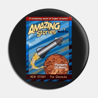 Amazing Stories Mars Pin