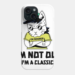 Classic Cat with Attitude Phone Case