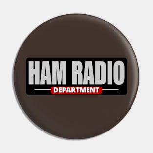 Ham Radio Department Black BG Pin