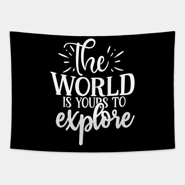 Explore the World Tapestry by JKFDesigns