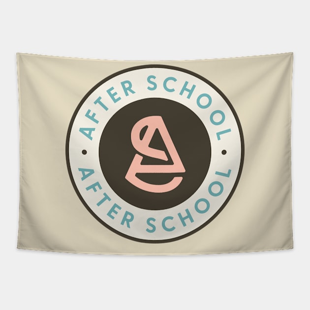 After School Full Logo Tapestry by Ronlewhorn Industries