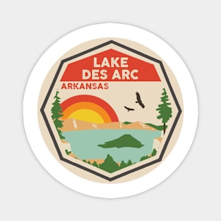 Lake Des Arc Arkansas Colorful Scene Magnet