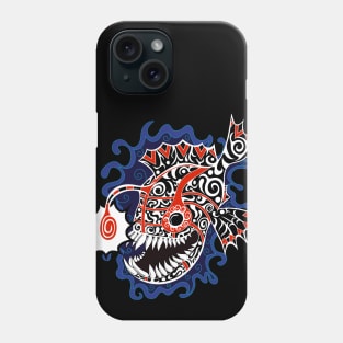 Anglerfish doodle style Phone Case