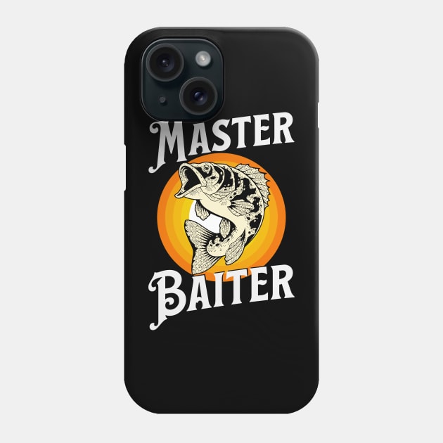 Master Baiter Funny Fishing Phone Case by DigitalNerd