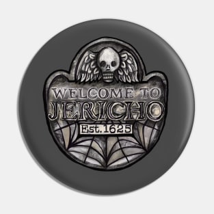 Welcome to Jericho - Wednesday Addams Inspired Painting Pin