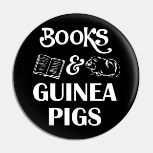 Books and Guinea Pigs Pin