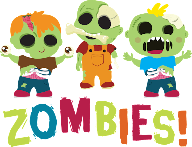 Zombies! Kids T-Shirt by kimmieshops