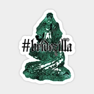 Gothic Bridezilla Green Magnet