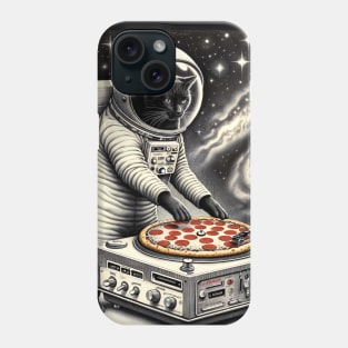 Dj Pizza Cat in Space Phone Case