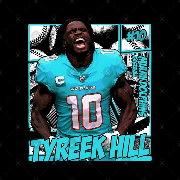 Tyreek Hill // Comics Retro 90s by Bootlegheavens