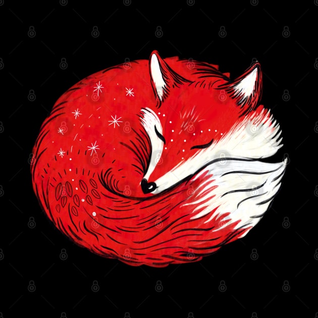 Sleeping Fox by SuperrSunday