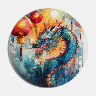 Dragon Festival: Lunar Celebration, Festive Art, and Asian Traditions Pin