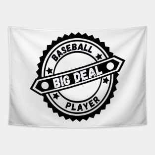 Big Deal Baseball Player Tapestry