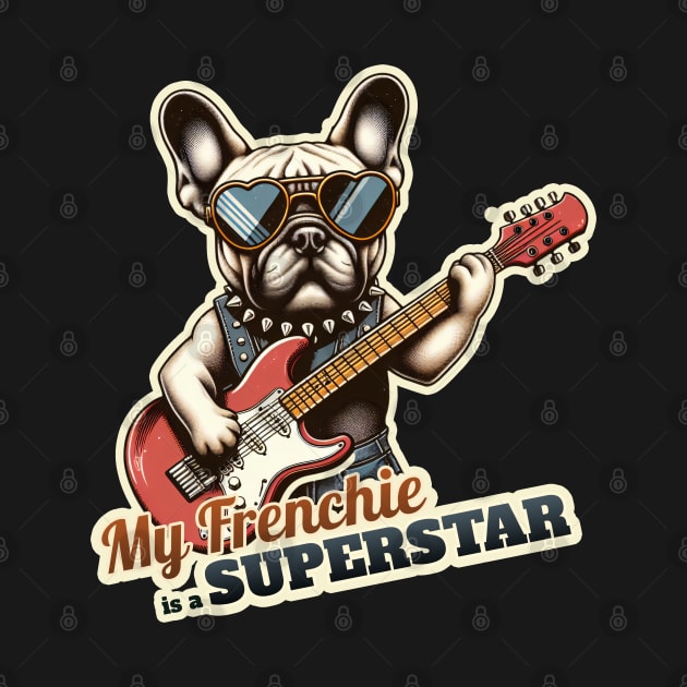 Rockstar French bulldog by k9-tee