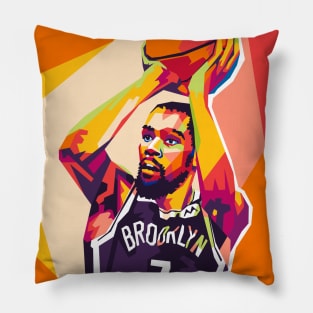 kevin durant pop art Pillow