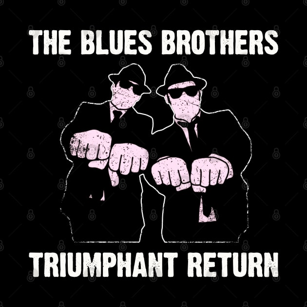 Soulful Swagger Brothers T-Shirt - Channel Your Inner Blues Brother by Black Demon Bear