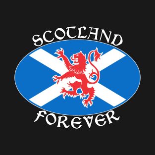 Patriotic Scotland Forever LION motif T-Shirt