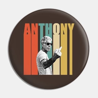 Retro Color Anthony Bourdain Pin