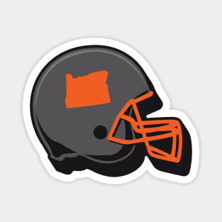 Oregon State Outline Football Helmet Magnet