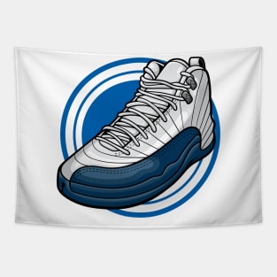 AJ 12 Retro French Blue Sneaker Tapestry