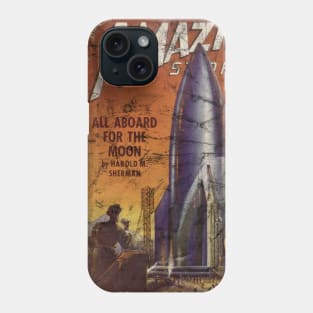 All Aboard for the Moon Phone Case