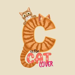 C is for CAT lover T-Shirt