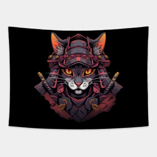 samurai cat Tapestry