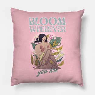 Plant Lover Nature Lover Gardener Gardening Garden Bloom Pillow