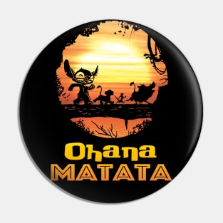 Ohana No Worries Pin