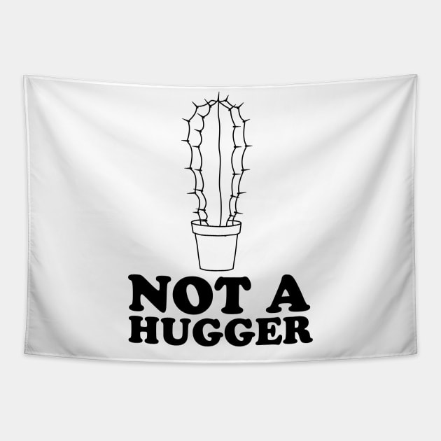 Not a hugger Tapestry by Blister