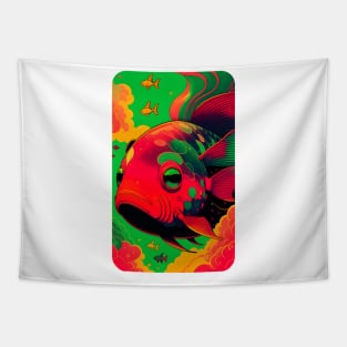 Red one Graphic Art Tapestry