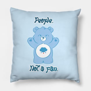 People. Not a fan. Pillow