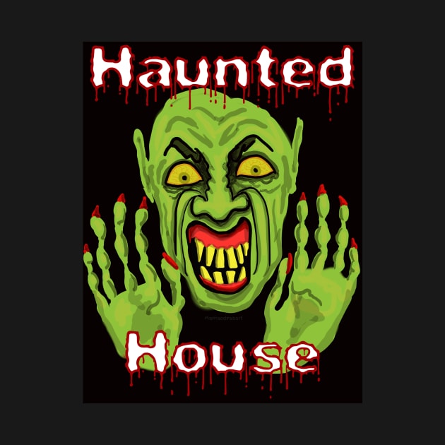 Haunted House Monster by MamaODea