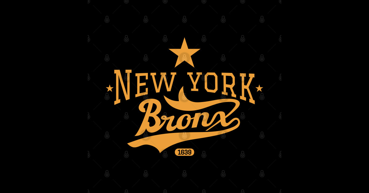 New York Bronx New York Bronx Schriftzug Bronx Logo New York