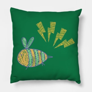 Kids drawing, Busy Bee Pillow