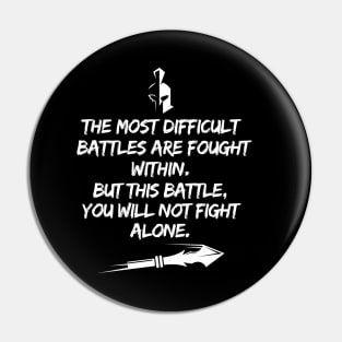You will not fight this alone! Pin