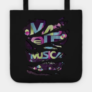 We carry music and more, fun, passion, party. Tote