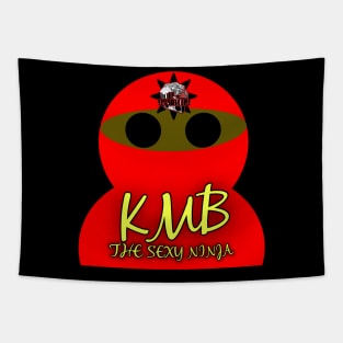 NINJA KMB Red and Yellow Tapestry