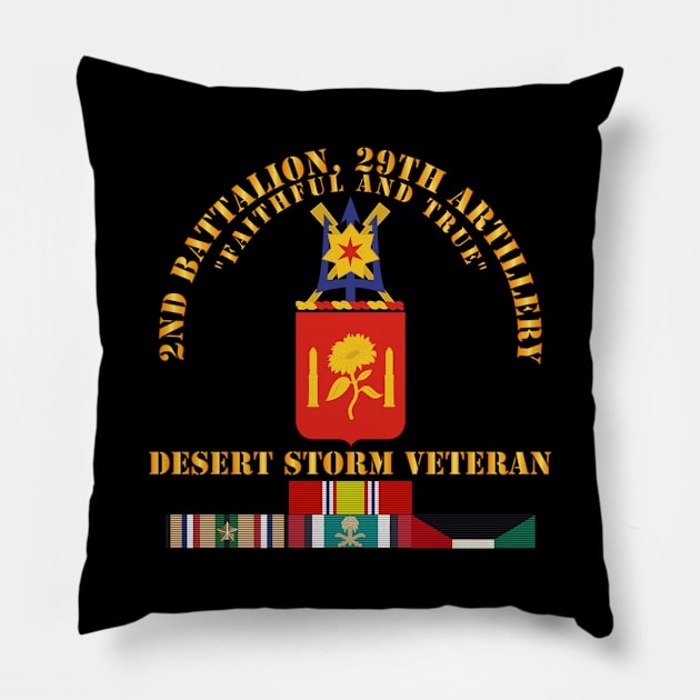 2nd Bn, 29th Artillery - Desert Storm Veteran Pillow by twix123844