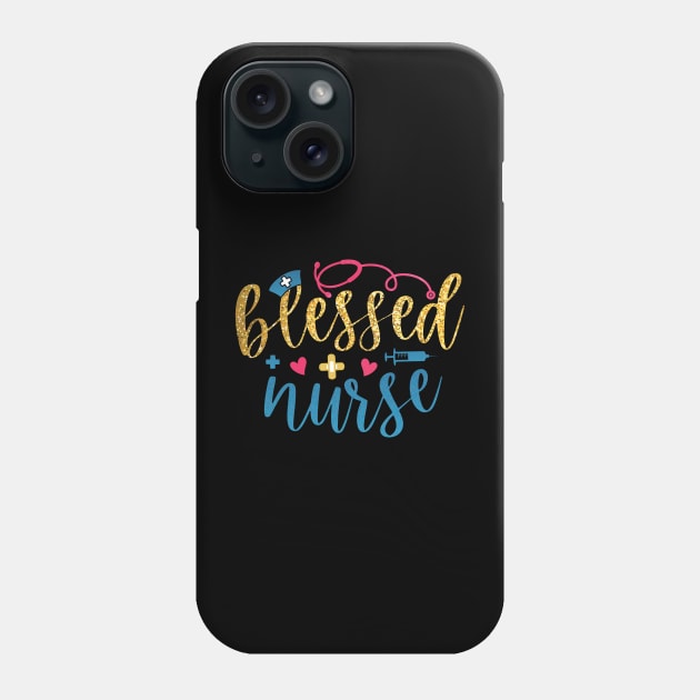 blessed nurse Phone Case by busines_night