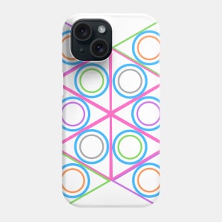 Triangle & Circle Star Texture Phone Case