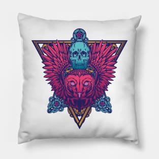 Neon Owl Pillow