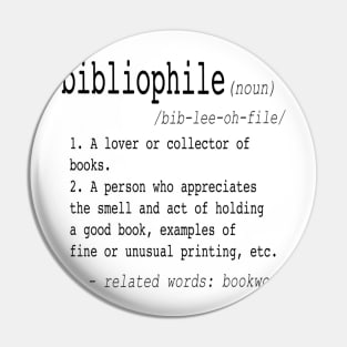 bibliophile Pin