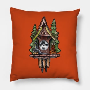 Witchy Cuckoo Clock Pillow